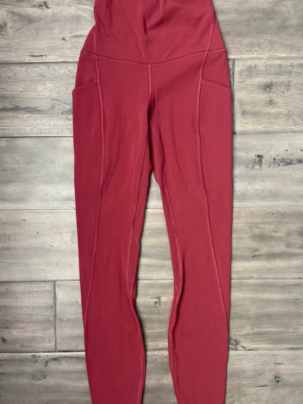 lululemon athletica High-Waist Leggings wine color